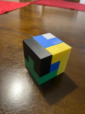 Challenging 3D Puzzle Cube