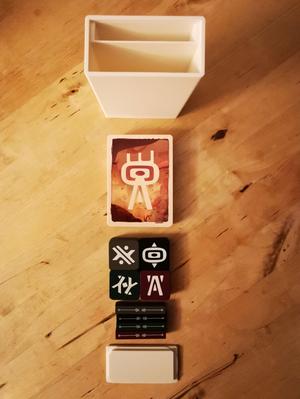 THE VALE OF ETERNITY: ARTIFACTS / ARTEFACTS - Set of inserts and boxes for the Mandoo games board game expansion.