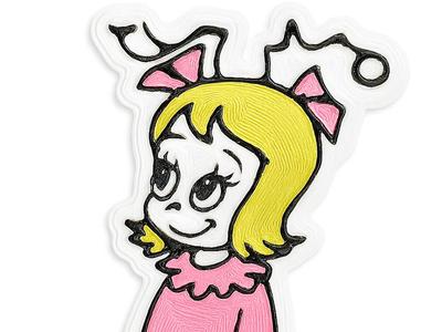 Cindy Lou Who Magnet