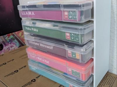 4"x6" Plastic Photo Box/Photo Keeper Shelves