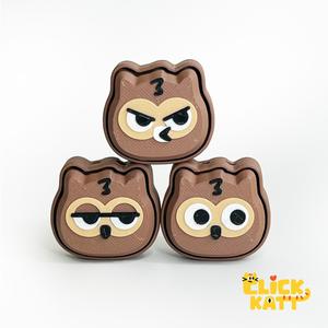 Owl - Clicker Fidget Toy Keychain
