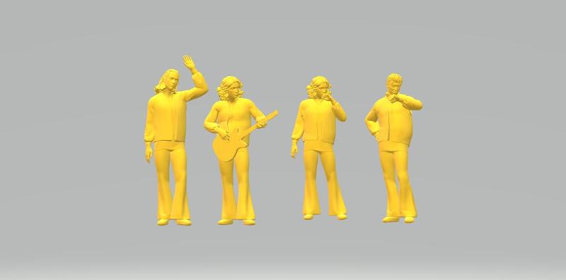 70s hippie style men