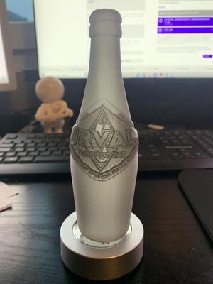 Bouteille / Bottle Beer Orval Lithophanie