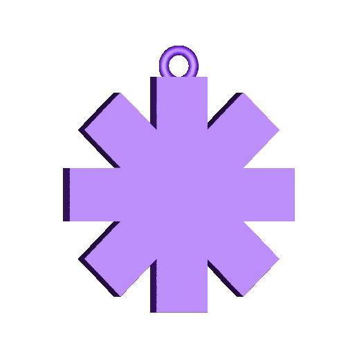 Red Hot Chili Peppers Key Ring