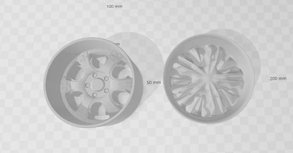 lexani wheels 1/64 11mm hotwheels
