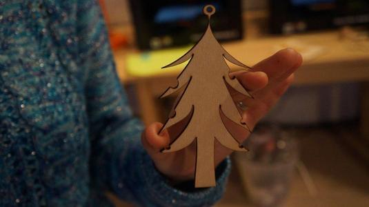 Christmas tree for earrings