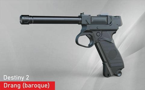 Destiny 2 - Drang (baroque) exotic side arm