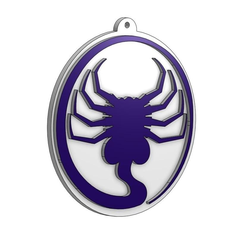 FACEHUGGER ALIEN KEYCHAIN