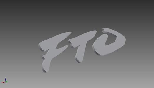 Mitsubishi FTO badges