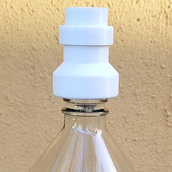 Brewers' tapping coupling for 1L and 500ml growler bottle refills