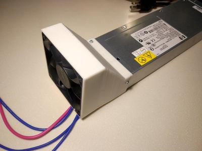 HP DPS-700GB 80mm fan shroud