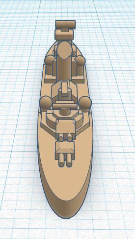 Admiral Hipper cruiser 1:5000