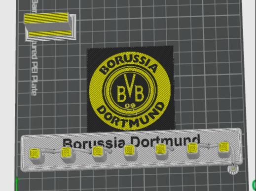 Borussia Dortmund Key Rack BVB