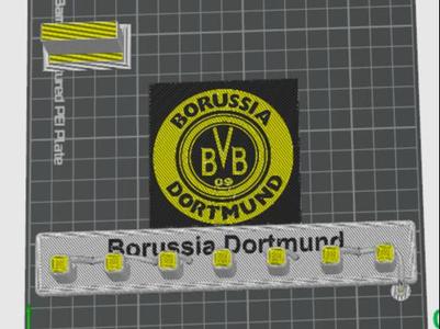 Borussia Dortmund Key Rack BVB