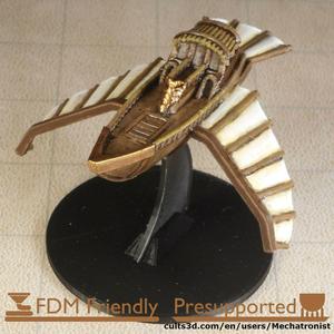 Bird of Prey Fantasy Flying Ship Compatible with DnD Spelljammer