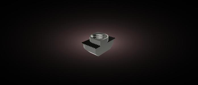 GN505 serrated T-slot nut set of 5 M3x20-M8x45