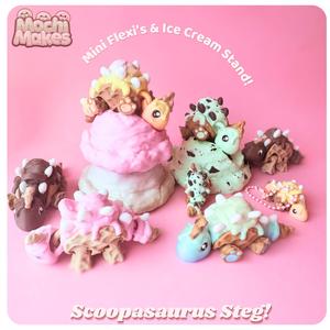 🍦🦖 Stegosaurus Ice Cream Flexi 🦖🍦