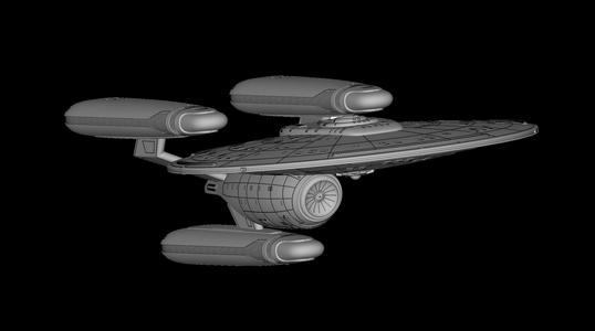 Niagara class - Star Trek starship parts kit expansion