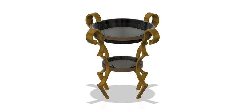 Prefabricated table vase stand for fruit vegetables confect desserts cup pot jug vessel ot-04 for 3d-print or cnc