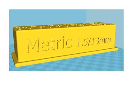 Drill bit holder 1.5/13mm Metric