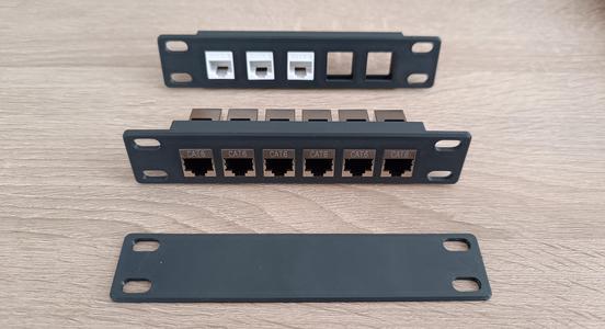MiniRack 6-inch Blank Keystone Patch Panel