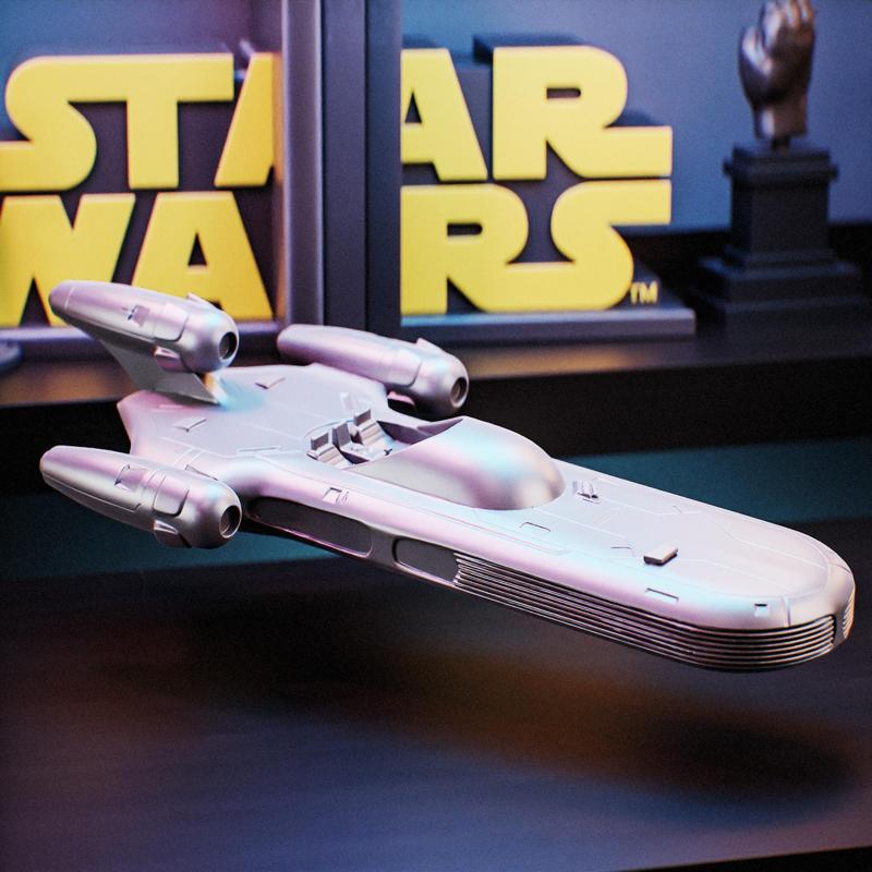 StarWars - X34 - LandSpeeder - FanArt