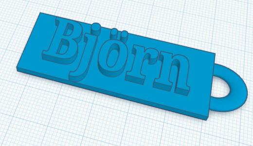 Namensschield Björn