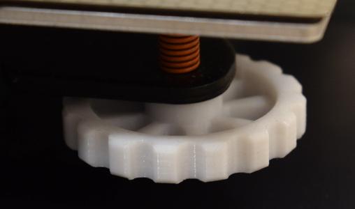 Bed leveling knob for M4 DIN 985 nylon insert nut