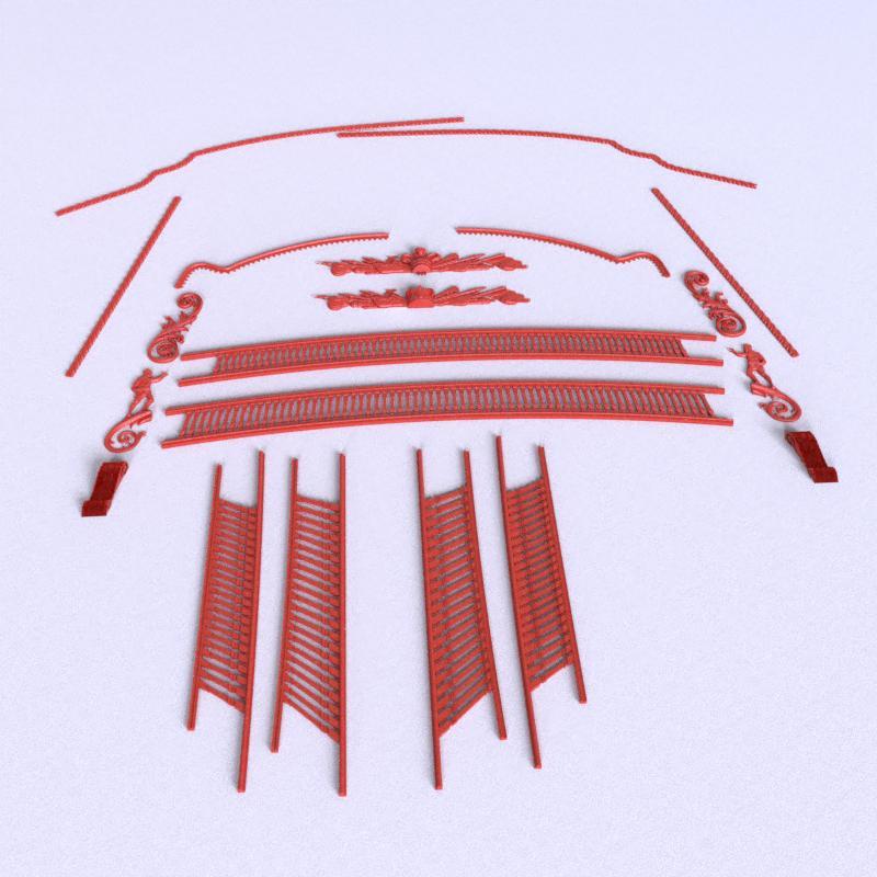 HMS Victory  Stern gallery decorations