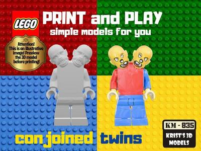 lego conjoined twins