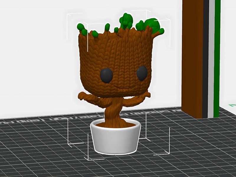 Plant Knitted Baby Groot