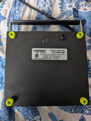 Beseler audible / repeating enlarging timer leg