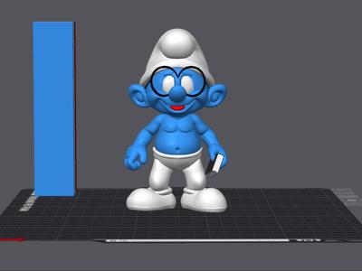 Brainy Smurf – Pre-Colored 3D Model
