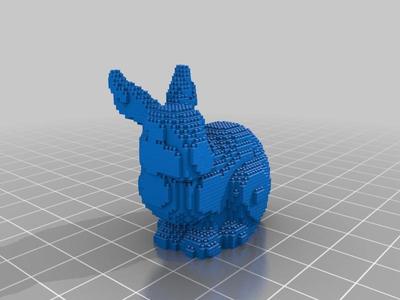 stanford bunny nanobricks
