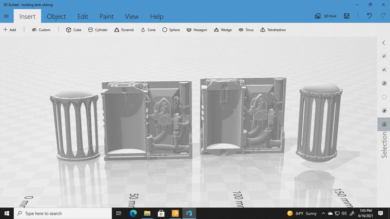 old hammer specimen tanks