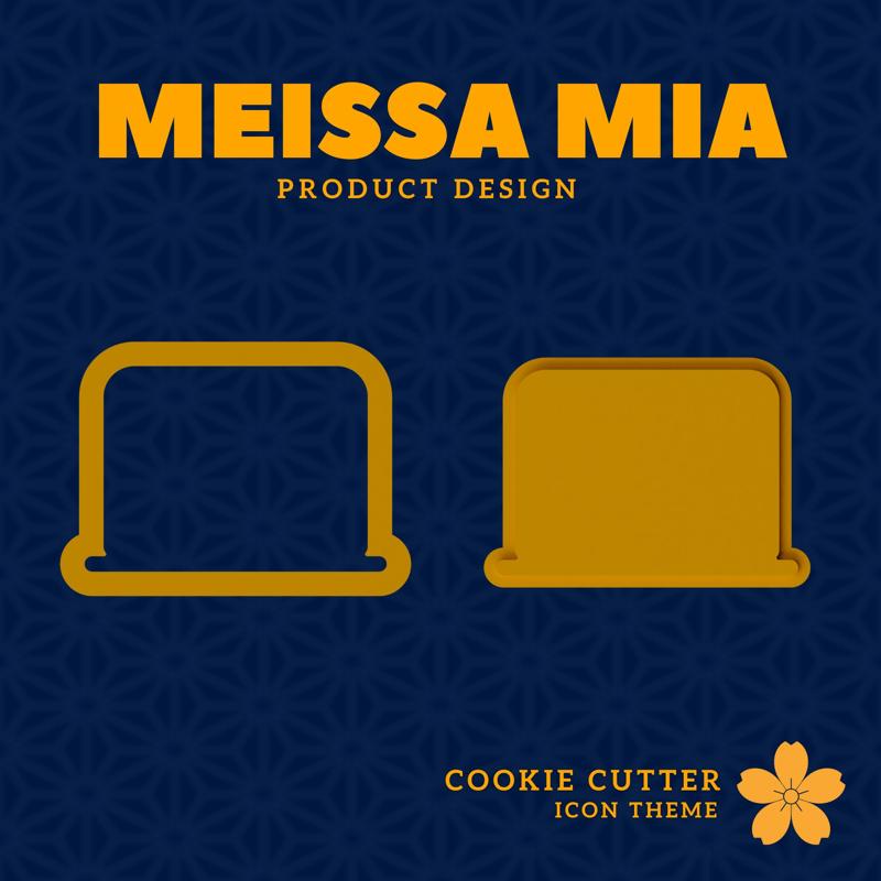 Work & Whisk – Laptop Cookie Cutter 3D Print File