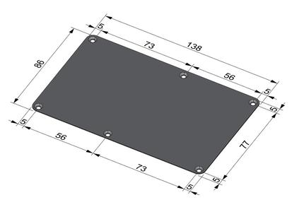 Ibanez RG tremolo springs backplate