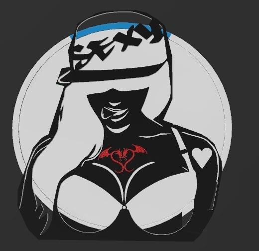 Suporte Alexa Echo Pop Garota Sexy 3 Modelos