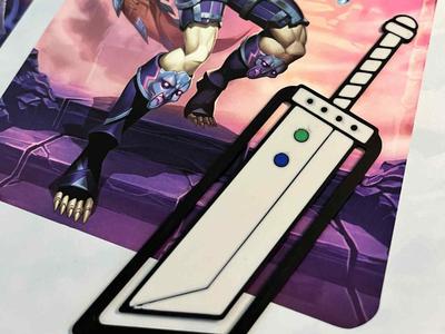 3D Bookmark - Buster sword - Final Fantasy