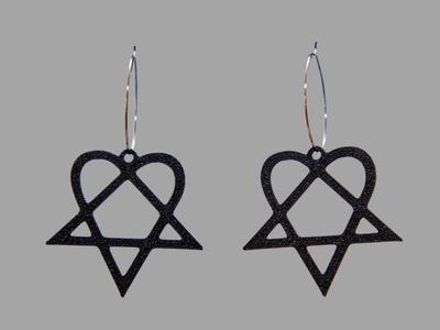 Heartagram HIM earrings