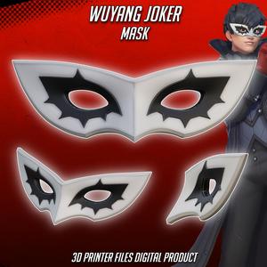 Wuyang Joker Cosplay Mask OverWatch 2 Persona Collaboration
