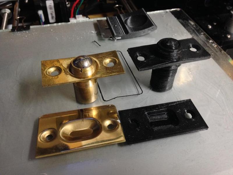 adjustable ball catch for doors or cabinets