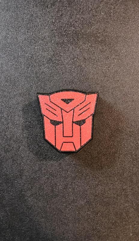 Transformers Autobot fidget clicker