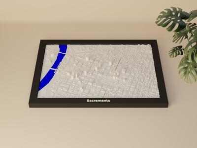Sacramento, United States - 3D Miniature