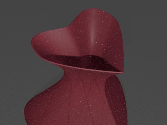 Herz Vase