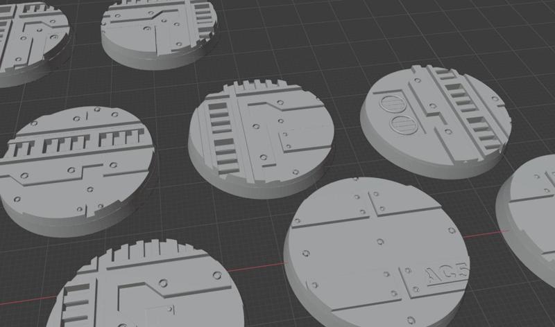 25,32,40mm bases for grimdark city