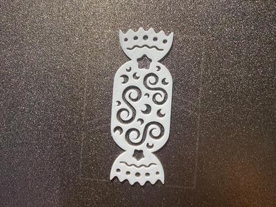 Christmas cracker tree decoration