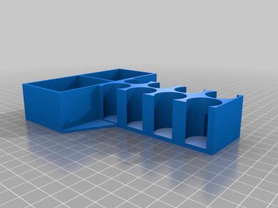 Mission: red planet Token tray with smaller base plate for quicker printing