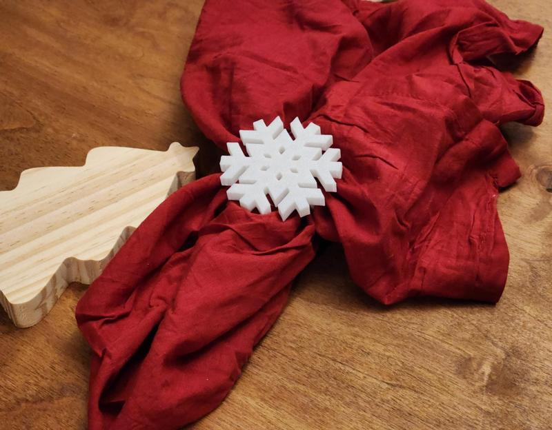 Christmas Snowflake Napkin Ring