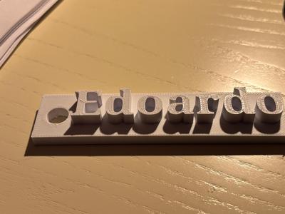 Edoardo keychain